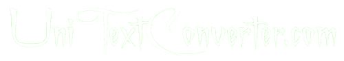 Unicode Text Converter logo